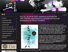 Tablet Screenshot of jazztortosa.com